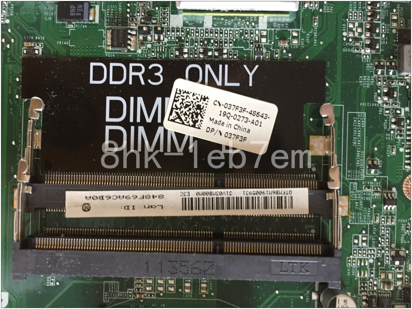 Dell Inspiron 17R N7110 Intel Hauptplatine DAV03AMB8E0 037F3F